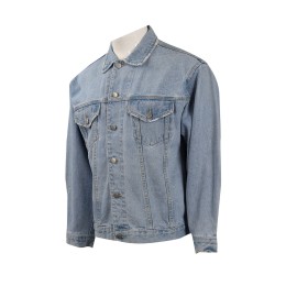 JN002 custom-made net color simple denim jacket denim  manufacturer JN002 custom-made net color simple denim jacket denim  manufacturer